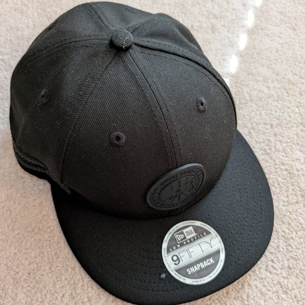 Canada Goose Arctic Disc Snapback Cap, Black